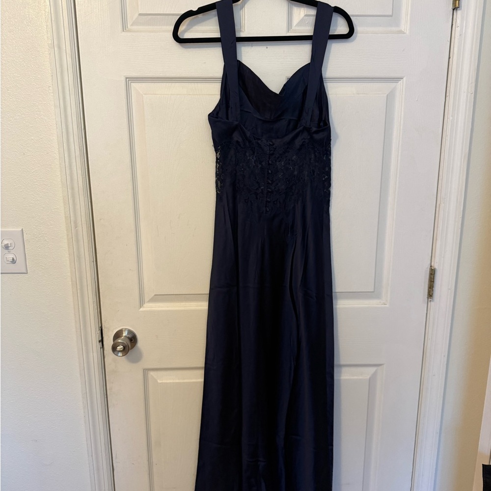 Reformation Evelyne Silk Lace Midi Dress - Picture 7 of 7